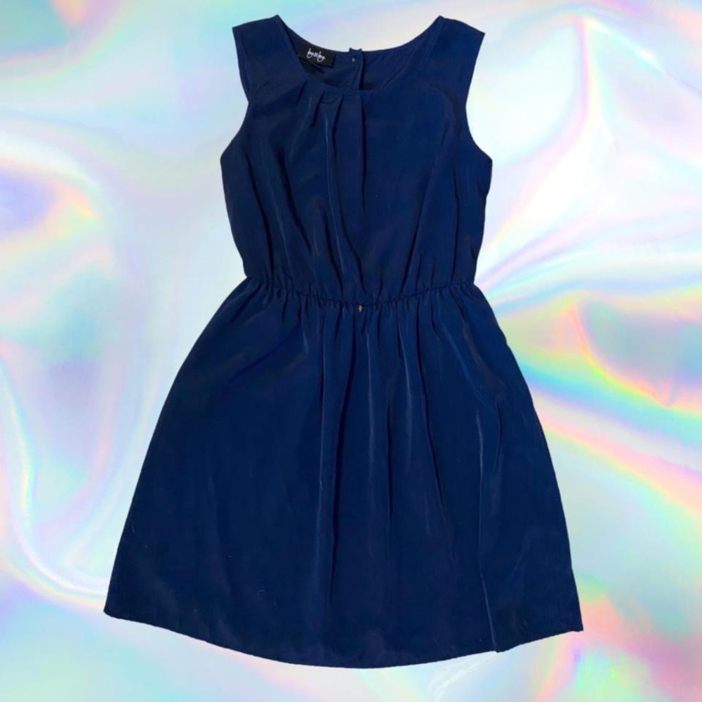 Dark Blue Cocktail Dress, Size Small